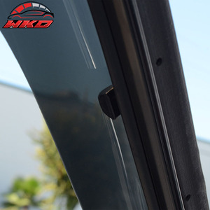 Viseras para ventanas de Honda Civic 88-91 Sedán, 4 piezas, con cinta adhesiva, protección contra lluvia y sol, de policarbonato, para ventanas laterales de coche. - Product Image 2