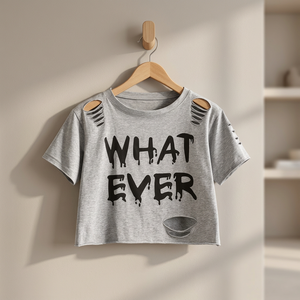 T-shirts décontractés pour femmes 100 % coton, écologiques, tricotés, coupe oversize, longueur standard, à manches courtes, imprimé perforé, séchage rapide, respirants - Product Image 2