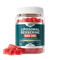 Bonbons Gommeux Liposomaux Végétaliens ODM OEM à la Berbérine, au Melon Amer, à la Cannelle et à la Feuille de Banaba – Complément Naturel pour Améliorer l'Immunité