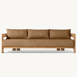 Set di Mobili da Giardino per Resort, Arredamento per Patio di Villa, Set di Divani in Teak per Esterni di Hotel, per Cortile, Bordo Piscina e Balcone - Product Image 4