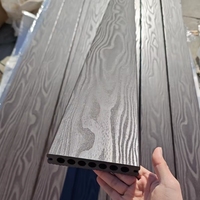 Hot-slae Platelage en bois composite en plastique creux Planchers de terrasse en WPC extérieurs imperméables
