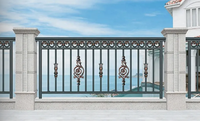LESSO Garde-corps décoratif de luxe en acier inoxydable, clôture ornementale, balustrades modernes pour balcon de villa et jardin