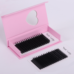 Tự fanning Lash mở rộng khay chất lượng tốt nhất tối và Fluffy eylashs lông mi mở rộng - Product Image 1