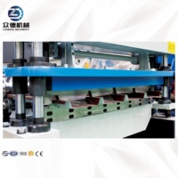 Machine de formage de tuiles de toit trapézoïdales en acier galvanisé professionnelle, commande PLC, coupeur hydraulique automatique, pompe à engrenages, CE ISO