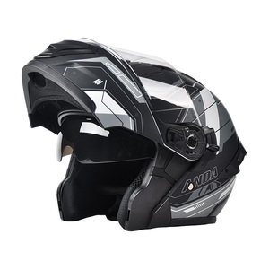 หมวกกันน็อคแบบเปิดหน้าสำหรับขี่จักรยานใช้ได้ทุกเพศหมวกกันน็อคมอเตอร์ไซค์แบบแยกส่วนสำหรับผู้ใหญ่ผลิตจากโรงงาน - Product Image 3