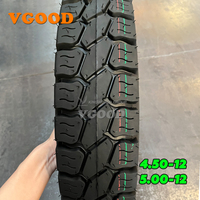 Pneu de moto en gros pour la fabrication, modèle Tree 4.50x12, pneus de moto Neumatic 450 * 12