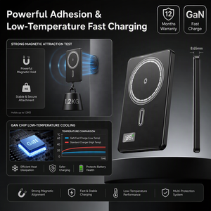 Batería <span class=keywords><strong>Externa</strong></span> Portátil Inalámbrica Ultra Delgada de 5000mAh/10000mAh con Carga Rápida de 22.5W, Power Bank Magnético de Fábrica - Product Image 3