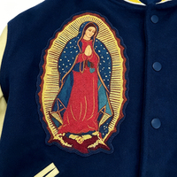 Vestes de baseball varsity hip-hop OEM ODM personnalisées avec patchs en chenille brodés pour hommes