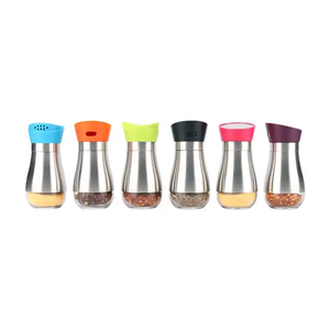 Fournisseur direct Poivrière et salière de <span class=keywords><strong>meilleure</strong></span> qualité avec tamis à manchon en acier inoxydable Pots à épices pour barbecue Salière et poivrière - Product Image 2