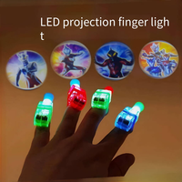 Anneau de projection LED pour doigts, jouet lumineux pour enfants, lampe torche pour doigts, fournitures pour fêtes, mariages, concerts, spectacles
