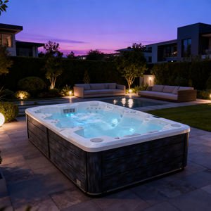 Piscina sobre el suelo Bañera de hidromasaje Spa al aire libre Masaje Jet Spa - Product Image 1