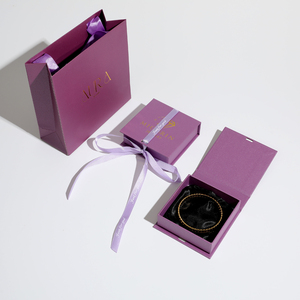 Wholesale Simple Necklace, Ring, Jewelry <b>Box</b>, Ribbon, Best-selling Custom logo <b>Earrings</b>, Storage Packaging Jewelry <b>Box</b> - Product Image 4