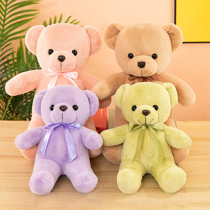 En gros, Adorable Ours en peluche endormi, personnalisé, en coton PP, cadeau Saint-Valentin et Noël - Product Image 1