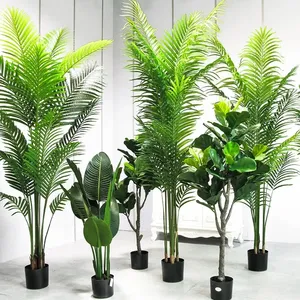 Artificial plants Tree home decor tree plastic plants pots garden landscaping modern fake plants indoor palm