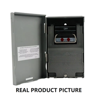 Interruptor de caja deslizante de 1 posición extraíble para desconexión de CA, controlador de disyuntor de armario HVAC fusible y no fusible, arrancador de motor