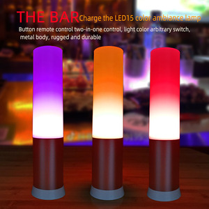 Télécommande DMX 15 couleurs Rechargeable Lampe à barre LED Lumière de nuit Lampe de table Lumière d'ambiance de bar - Product Image 1