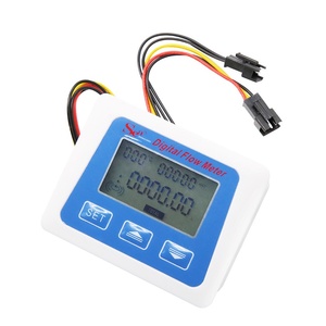 Medidor de Flujo Digital LCD-S2 con Pantalla para Combustible, Diésel, Leche, Aceite, Agua, Totalizador, 0.3-5L/min, Salida de Pulso NPN, Compatible con OEM, DN8-DN80 - Product Image 1