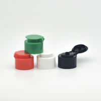 Échantillon gratuit 20mm 24mm 28mm émulsion couvercle d'huile en plastique shampooing gel nettoyant pour le corps bouchon de bouteille à vis bouchon supérieur rabattable