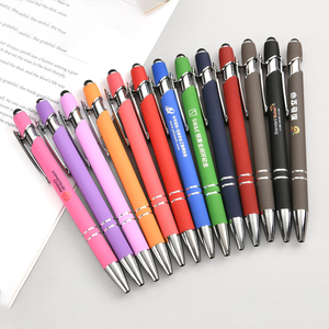 Vente chaude Promotionnel Nouveau Stylet À Bille Multifonction Stylo À Écran Tactile Doux <span class=keywords><strong>2</strong></span> en 1 Avec Logo Personnalisé Stylos À Bille En Métal - Product Image 1