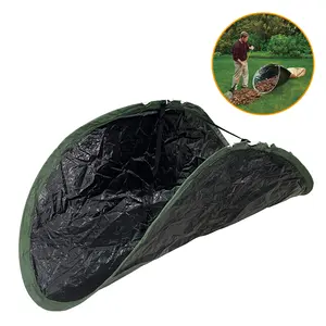 Leaf Shaped Multipurpose Garden Tool Reusable Foldable Pop Up Heavy-Duty Garden Bag For Collecting Leaves