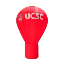 Ballon publicitaire gonflable à air chaud, design personnalisé, promotion, vente, imperméable, résistant au vent, matériau Oxford 420D, taille personnalisable