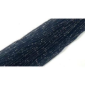 Incredible Amazing 4mm <strong>Black</strong> Agate Faceted Round Gemstone Loose <strong>Beads</strong> for High School Party - Product Image 4