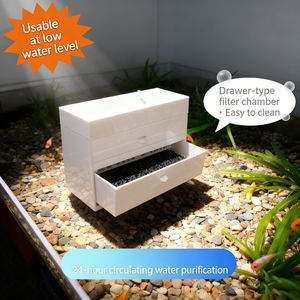 Mini Acuario Acrílico Cuadrado de 50L con Filtro Externo, Diseño de Cascada, Aireación y Circulación de Agua, Modelo 2026 - Product Image 5