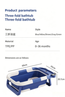 Baignoire Spa Pliable Portable en Plastique pour Nouveau-né avec Support – Prix Usine Bas
