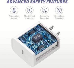 Best Quality 20W Power Charger Fast Wall <b>Adapter</b> <b>Type</b> <b>C</b> Travel Charger for Phones - Product Image 3