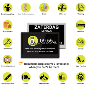 2026 Large Screen Display Digital Desk <strong>Clock</strong> with Alarm for Grandfather <strong>Grandmother</strong> Dementia Alzheimer's Reminders for Christmas - Product Image 5