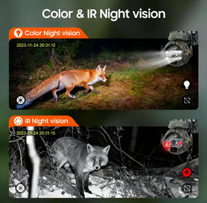 Ubox 3Mp 940nm 彩色夜视户外隐藏式 4G 网络智能无线太阳能电池供电安全 PTZ 闭路电视摄像系统 - Product Image 5