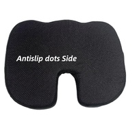 Coussin de siège en mousse à mémoire de forme antistatique en forme de U pour le coccyx, avec housse amovible matelassée de luxe, nouveau design Moonlight