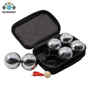 Jeu <span class=keywords><strong>de</strong></span> boules <span class=keywords><strong>de</strong></span> pétanque classique en métal argenté durable, portable, 6 boules, style français <span class=keywords><strong>Obut</strong></span> - Product Image 3