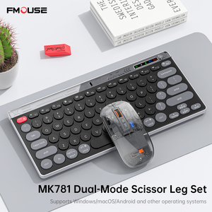 Ensemble <span class=keywords><strong>clavier</strong></span> <span class=keywords><strong>et</strong></span> <span class=keywords><strong>souris</strong></span> <span class=keywords><strong>sans</strong></span> <span class=keywords><strong>fil</strong></span> transparents K81, double mode, silencieux, portable, rechargeable, pour <span class=keywords><strong>Mac</strong></span> - Product Image 1