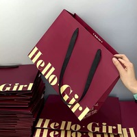 Sac à main en papier kraft imprimé avec logo personnalisé, écologique, impression numérique de luxe, sac cadeau haut de gamme, sac de shopping tendance
