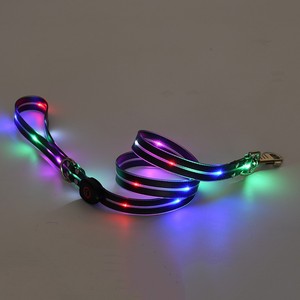 Su geçirmez aydınlatıcı yürüyüş gece Light up köpek tasma yaka seti parlayan Usb şarj edilebilir Led lamba köpek tasma - Product Image 4