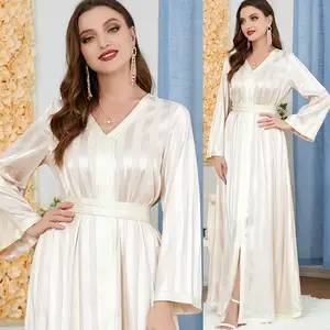 Supplier Best New Fashion Moroccan Kaftan Robes Femmes Maxi Dress Ladies Muslim Long Evening Dresses Loose Modern Abayas