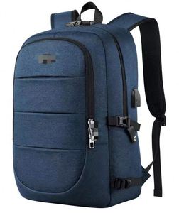 Custom logo Business Travel Laptop Backpack with USB College School <b>Computer</b> Bag - Product Image 2