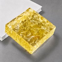 Bloc de verre pour cloison de bureau 150x150x50mm, carré, brique pleine, isolation acoustique, mur intérieur, vente en gros