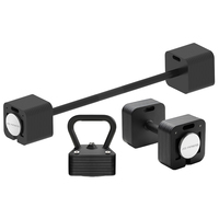 Haltère 3 en 1 de haute qualité, réglable et enfichable, carré, direct usine OEM, 10-160 LB