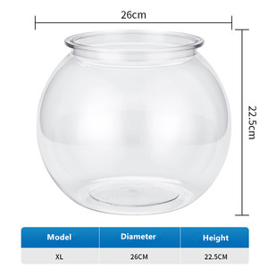 Réservoir de poissons rouges paysage Transparent 4 tailles réservoir de tortue Aquarium matériel pour animaux de compagnie réservoir d'aquarium - Product Image 6