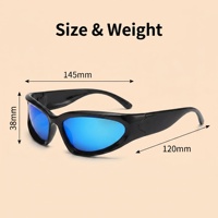 Lunettes de soleil de sport pour hommes, anti-UV, coupe-vent, surdimensionnées, modèle 2026, semi-cerclées, design élégant et esthétique