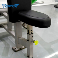 Presse à épaules professionnelle robuste pour usage commercial, machine de musculation assise pour clubs de fitness