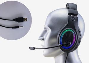 <span class=keywords><strong>Casque</strong></span> de jeu <span class=keywords><strong>filaire</strong></span> RGB le plus vendu avec micro, serre-tête en métal et cuir, <span class=keywords><strong>casque</strong></span> gamer pour PC - Product Image 2