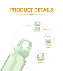 Botellas de Agua Tritan Libres de BPA, Bebederos de Plástico Duradero para Hidratación Diaria, Uso en Oficina y al Aire Libre - Product Image 4