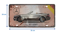 Plaque d'immatriculation de voiture vintage, 15x30cm, livraison gratuite, vente en gros