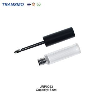 Tube de mascara en silicone mat de 3 ml, flacon d'eye-liner en plastique avec bouchon à vis pour cils, emballage mini mascara - Product Image 6