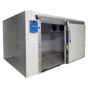 Refrigerador comercial prefabricado para caminar, refrigeración, almacenamiento en frío, congelador, cámara frigorífica para frutas, verduras, carne, peces
