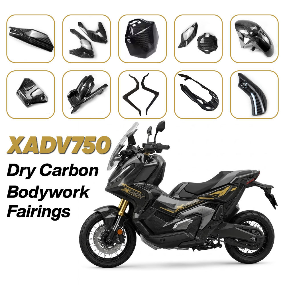 XADV750 Honda X Adv 750 Modified - Carbon Fiber Fairing Kit