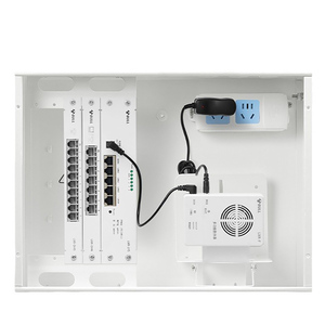 กล่องข้อมูลบ้าน FTTH ตู้เหล็ก POE IP สำหรับจัดการเครือข่ายโทรทัศน์แบบโมดูลาร์ ตู้จ่ายไฟฟ้ากระแสอ่อน - Product Image 4